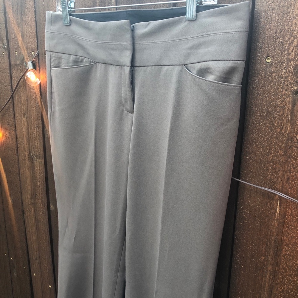 Beige Curvy Dress Pants, Express, Size 8S